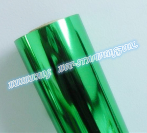 Green Hot stamping foil