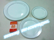 Hot stamping foil for disposable dish